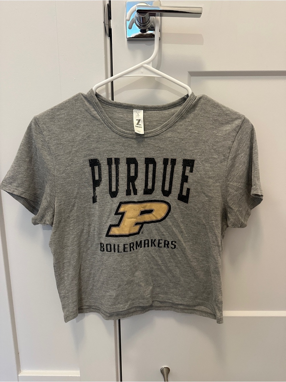 Purdue Boilermakers Gray Short Sleeve Tee